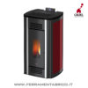 STUFA PELLET CADEL VENUS PLUS METALLO ROSSO